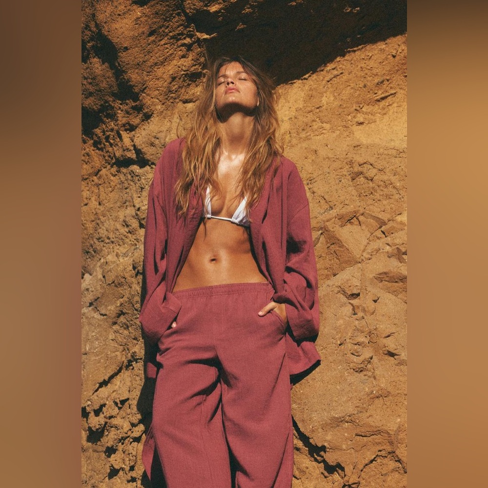 ZW COLLECTION FLARED PANTS - Picture 2 of 6